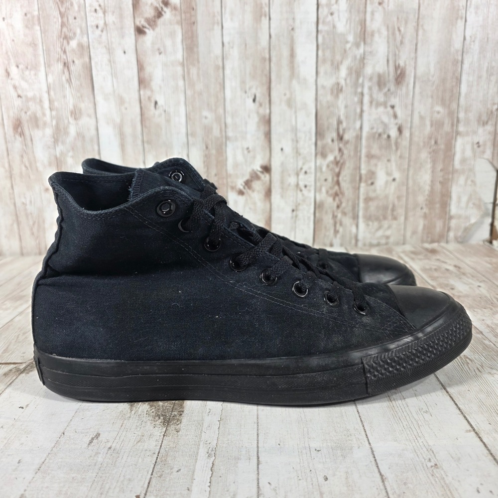 Converse Chuck Taylor All Star High Top Black Monochrome Mens 10 M3310 Sneaker